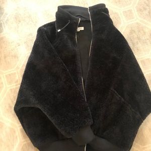 BLACK Fluffy ZARA JACKET